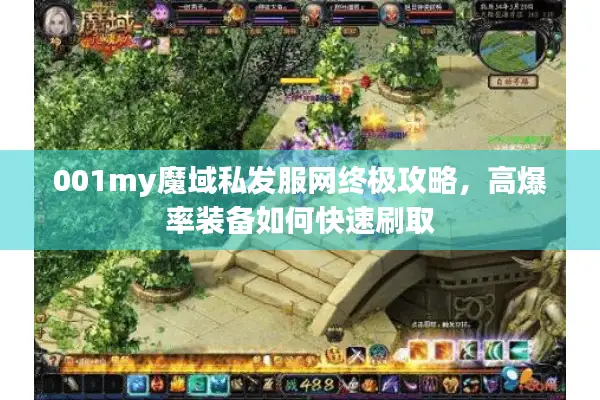 001my魔域私发服网终极攻略，高爆率装备如何快速刷取