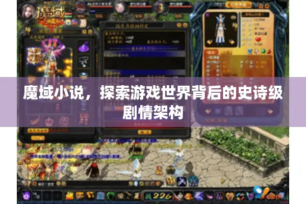 魔域小说，探索游戏世界背后的史诗级剧情架构
