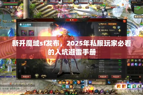 新开魔域sf发布，2025年私服玩家必看的入坑避雷手册