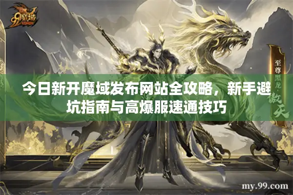今日新开魔域发布网站全攻略，新手避坑指南与高爆服速通技巧