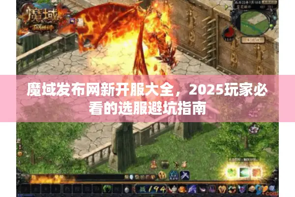 魔域发布网新开服大全，2025玩家必看的选服避坑指南