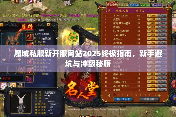 魔域私服新开服网站2025终极指南，新手避坑与冲级秘籍