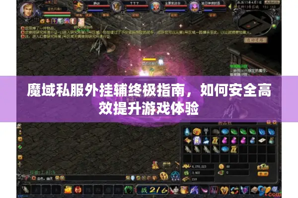 魔域私服外挂辅终极指南，如何安全高效提升游戏体验