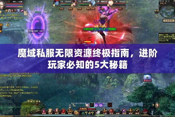 魔域私服无限资源终极指南，进阶玩家必知的5大秘籍