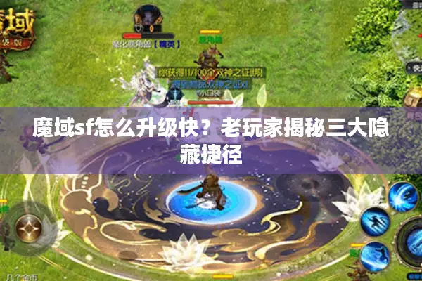 魔域sf怎么升级快？老玩家揭秘三大隐藏捷径