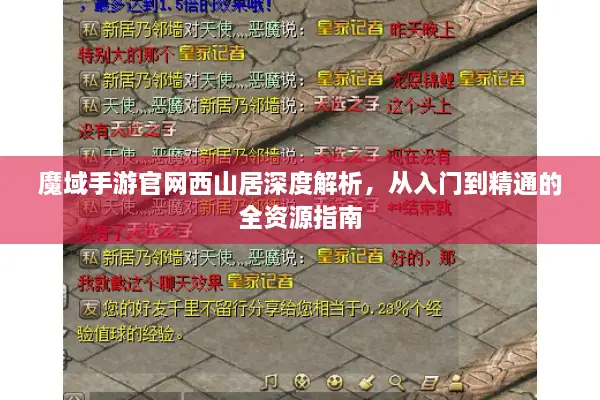 魔域手游官网西山居深度解析，从入门到精通的全资源指南