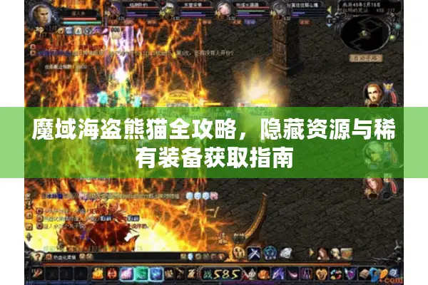 魔域海盗熊猫全攻略，隐藏资源与稀有装备获取指南