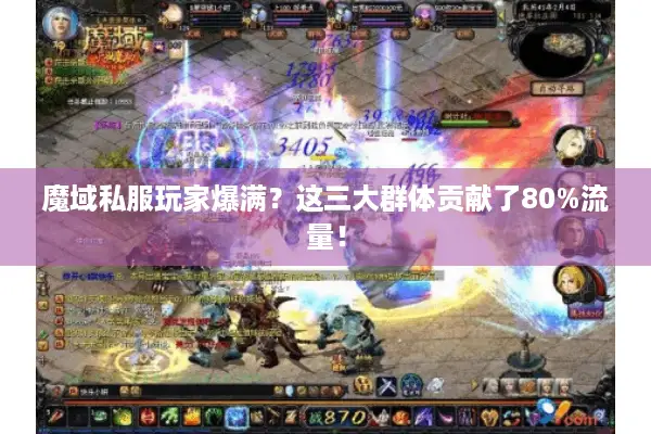 魔域私服玩家爆满？这三大群体贡献了80%流量！