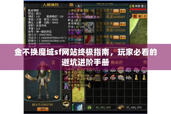 金不换魔域sf网站终极指南，玩家必看的避坑进阶手册