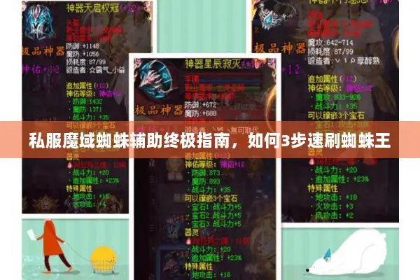 私服魔域蜘蛛辅助终极指南，如何3步速刷蜘蛛王