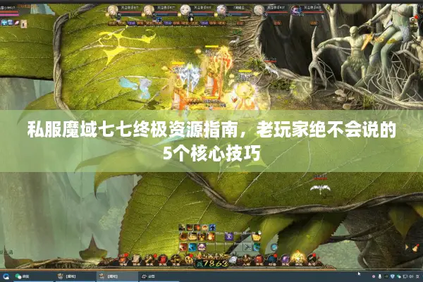 私服魔域七七终极资源指南，老玩家绝不会说的5个核心技巧