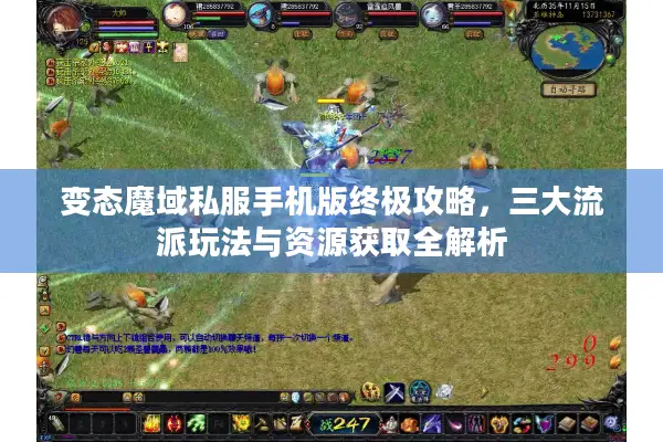 变态魔域私服手机版终极攻略，三大流派玩法与资源获取全解析