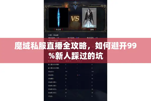魔域私服直播全攻略，如何避开99%新人踩过的坑