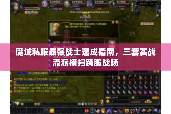 魔域私服最强战士速成指南，三套实战流派横扫跨服战场