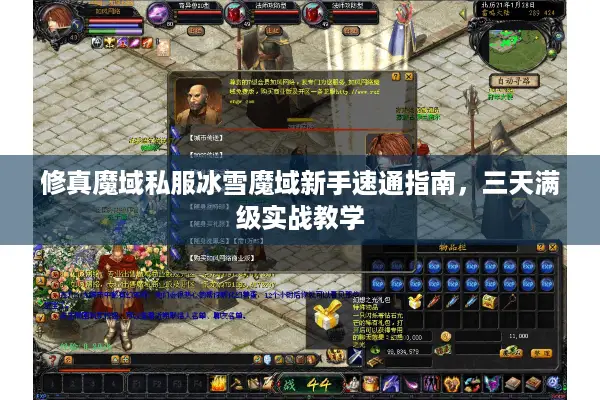 修真魔域私服冰雪魔域新手速通指南，三天满级实战教学