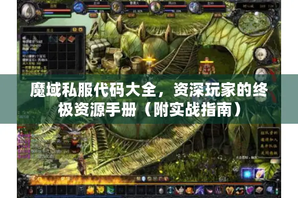 魔域私服代码大全，资深玩家的终极资源手册（附实战指南）