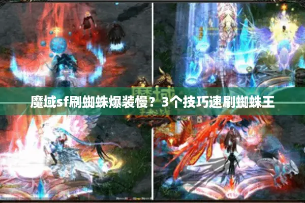 魔域sf刷蜘蛛爆装慢？3个技巧速刷蜘蛛王