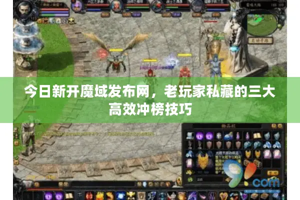 今日新开魔域发布网，老玩家私藏的三大高效冲榜技巧