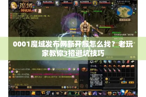 0001魔域发布网新开服怎么找？老玩家教你3招避坑技巧