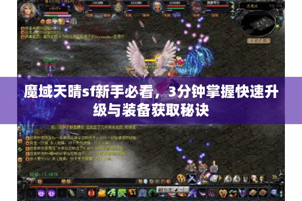 魔域天晴sf新手必看，3分钟掌握快速升级与装备获取秘诀