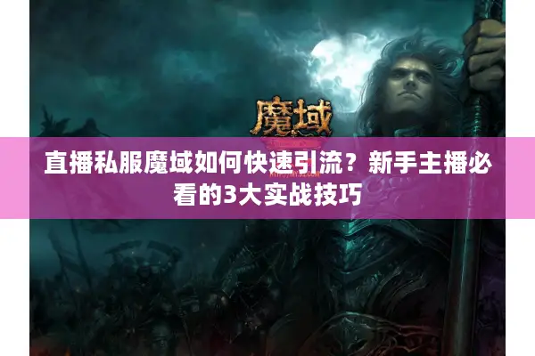 直播私服魔域如何快速引流？新手主播必看的3大实战技巧