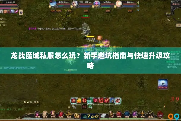 龙战魔域私服怎么玩？新手避坑指南与快速升级攻略