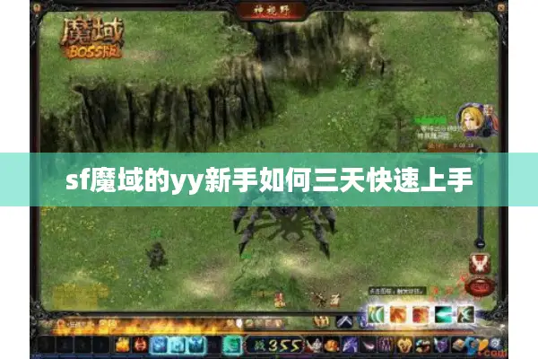 sf魔域的yy新手如何三天快速上手