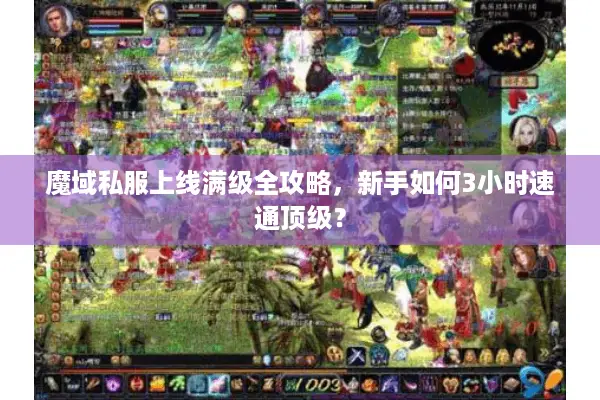 魔域私服上线满级全攻略，新手如何3小时速通顶级？