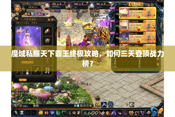 魔域私服天下霸王终极攻略，如何三天登顶战力榜？