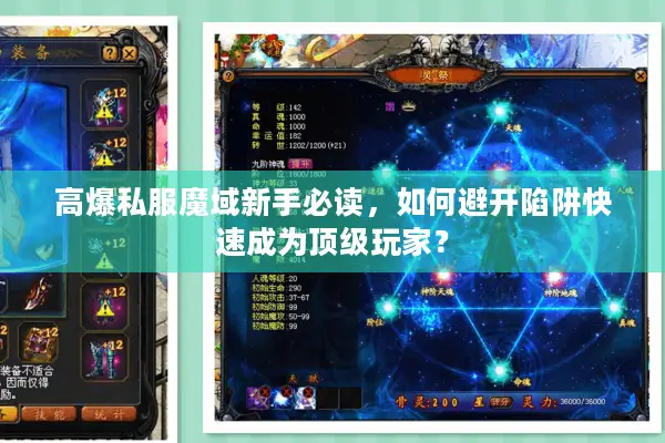 高爆私服魔域新手必读，如何避开陷阱快速成为顶级玩家？