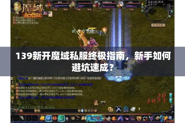139新开魔域私服终极指南，新手如何避坑速成？