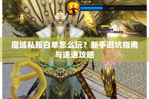 魔域私服白单怎么玩？新手避坑指南与速通攻略