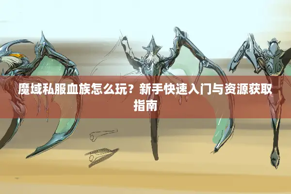 魔域私服血族怎么玩？新手快速入门与资源获取指南
