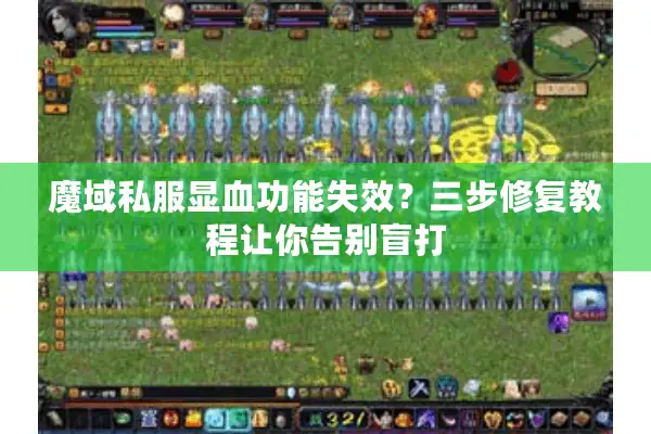 魔域私服显血功能失效？三步修复教程让你告别盲打