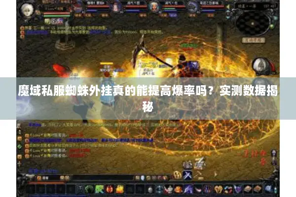 魔域私服蜘蛛外挂真的能提高爆率吗？实测数据揭秘
